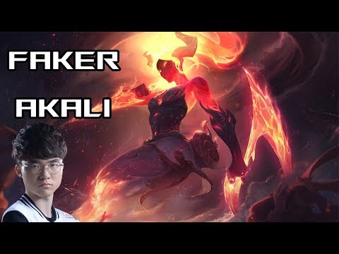 Faker - Akali Mid - 8.21 - Full Game - LOL #63