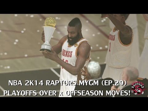 NBA 2K14 PS4 Raptors MyGM - Playoffs Finished x Offseason Moves (EP.29)