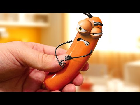 When Your Kitchen Turns into a Cartoon: Life Doodles Animated Shorts 🍳 #animateddoodle #3ddoodles