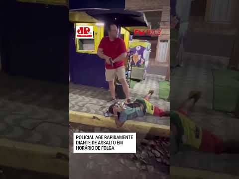 Ceará military police officer reacts quickly after witnessing robbery in "prank" by blogger