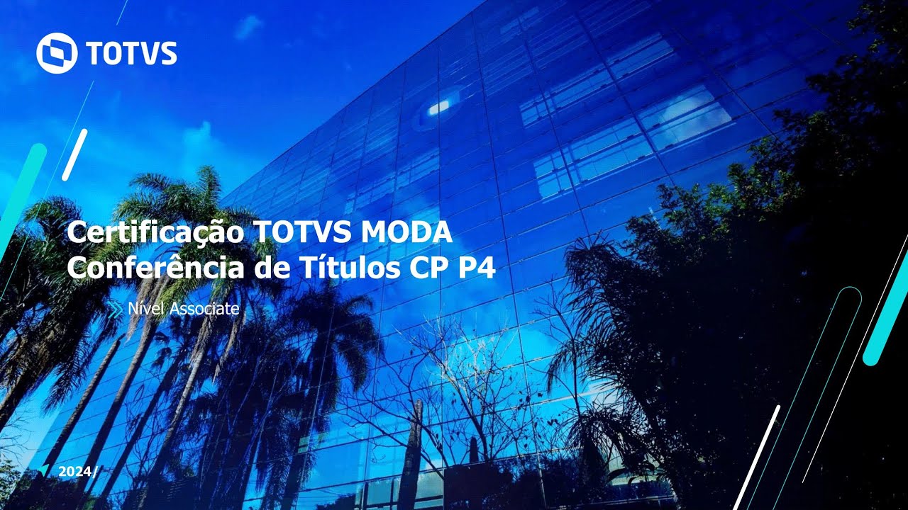Certificação TOTVS MODA | - Conferência de Títulos-CP Parte 4