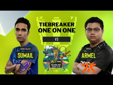 Tiebreaker 1 vs 1 Mid NIGMA GALAXY EU Vs FNATIC | Sumail Vs Armel - ESL One Malaysia 2022