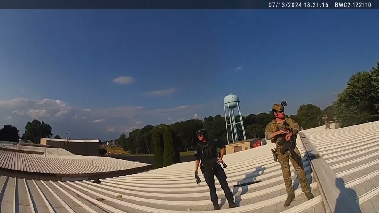 Trump assassination attempt body cam footage shows intense moments before, after shooting