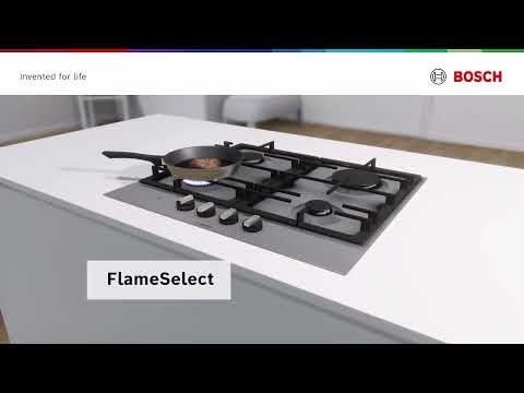Bosch Gas Hob PCQ7A5B90 - Stainless Steel Video 1