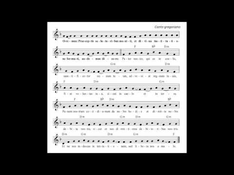 Pater Noster Tradicional Gregoriano - Música…