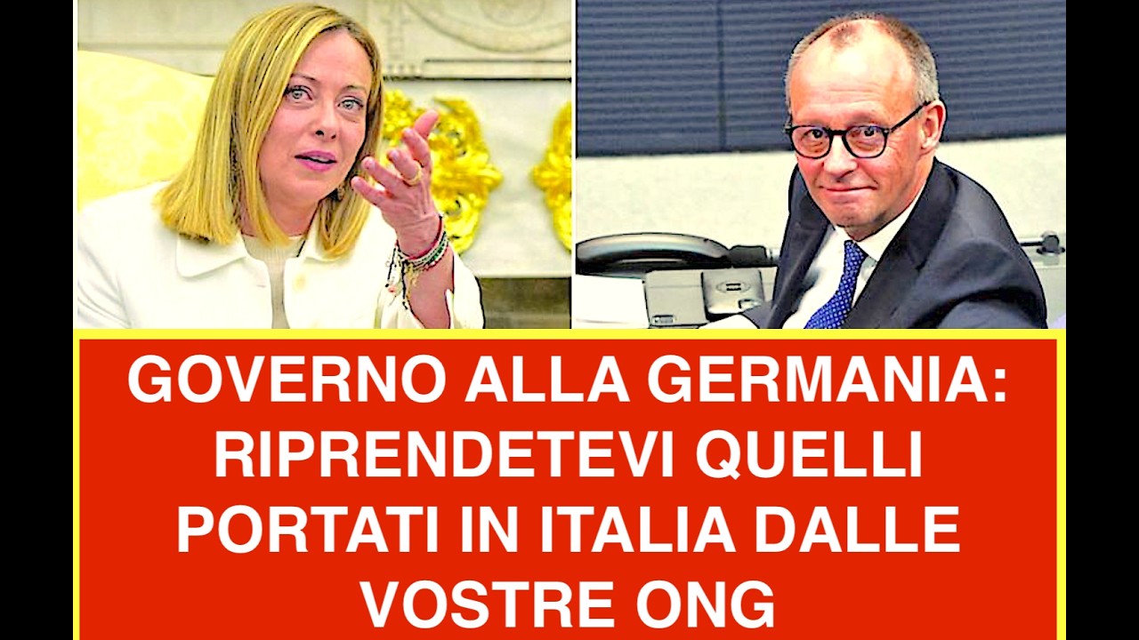 GOVERNO ALLA GERMANIA: RIPRENDETEVI QUELLI PORTATI IN ITALIA DALLE VOSTRE ONG