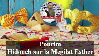 23 - Hidouch sur la Megilat Esther - Pourim