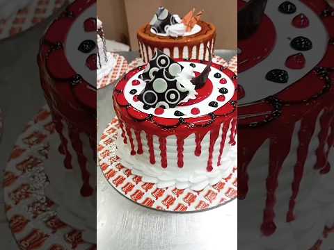 1kg counter design cake new look #cake #cakedecoration #cakeart #shortvideo
