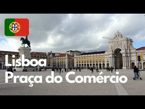 Lisboa, Portugal - Praça do Comércio 🇵🇹 Janeiro 2023