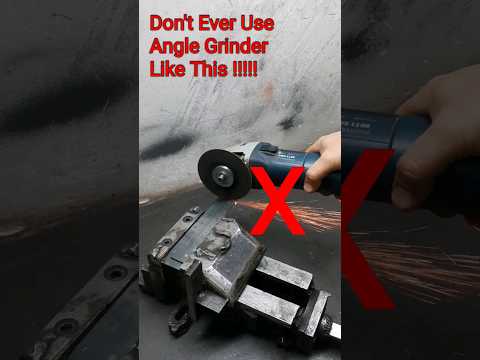 Angle Grinder Caution !!! #Shorts