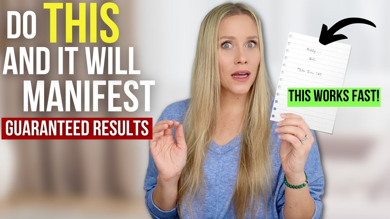 Whatever You Write WILL Manifest | The Ultimate Manifestation Technique #lawofattraction #manifest