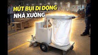 Dọn Sạch Nhà Xưởng Trong Vài Phút Với máy hút bụi túi di động không dây Woodmaster