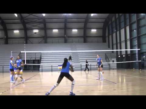 Un allenamento del Club Italia a Milano