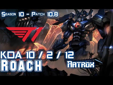 T1 Roach AATROX vs SETT Top - Patch 10.8 KR Ranked