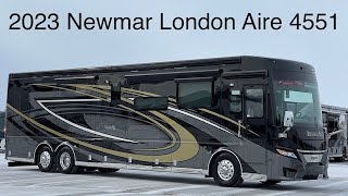 A preview image of the linked video showcasing 2023 Newmar London Aire 4551