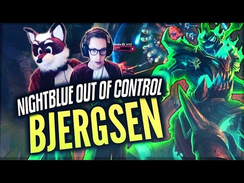 NIGHTBLUE3 IS OUT OF CONTROL   Bjergsen   NA Solo Queue Highlights   YouTube