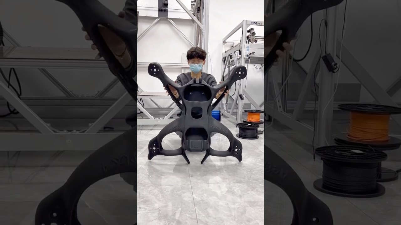 Craft ultra-durable drone frames with 3D printing and high-strength PETG CF filament. #3dprinting