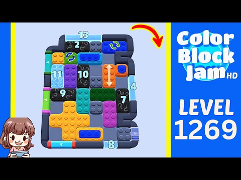 Color Block Jam Level 1269 Solution Walkthrough