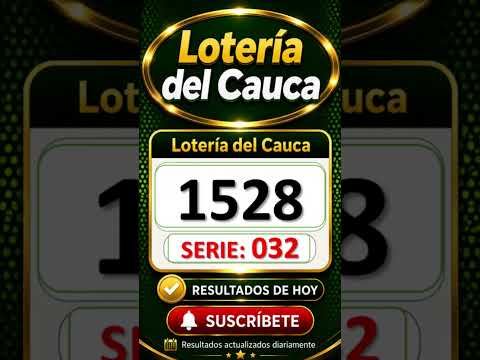 LOTERÍA DEL CAUCA  l Sábado  5  de SEPTIEMBRE de 2026  l Lotería Cauca Ultimo sorteo