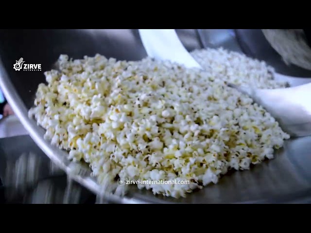zirve extrusion | خط إنتاج الفشار الطبيعي C250 من شركة زيروا إكستروجن