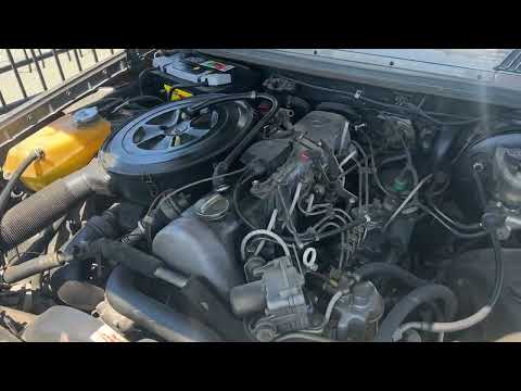 1983 MERCEDES-BENZ 300D START UP