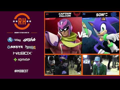 ZONE (Captain Falcon) vs PowPow (Sonic) - Roundhouse 2022 Winners Round 3