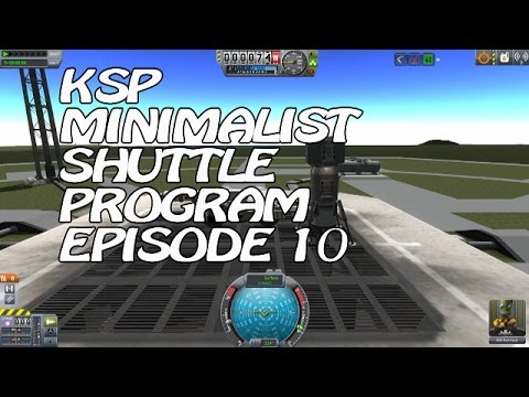 Kerbal Space Program Minimalist Shuttle Program Episode 10 - Rovers and Nuke Engines