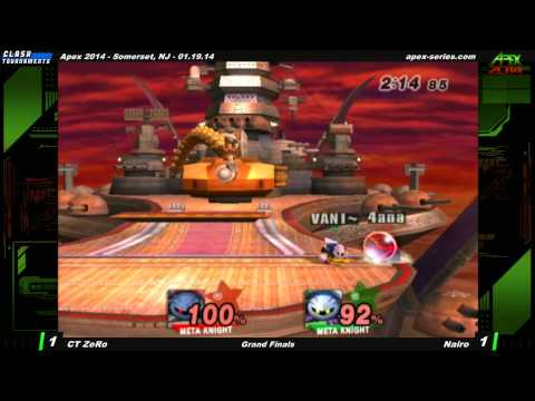 Apex 2014 - Nairo vs CT ZeRo - Grand Finals - SSBB - Japanese Commentary