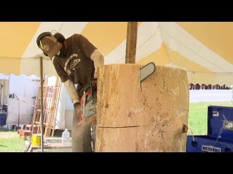 World’s best chainsaw sculptors compete in Burrville