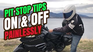Pit Stop Tips | On and Off Painlessly | The Art of Mounting on Your Motorcycle