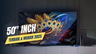 5 REKOMENDASI 50" INCH SMART GOOGLE TV TERBAIK &amp; MURAH 2025