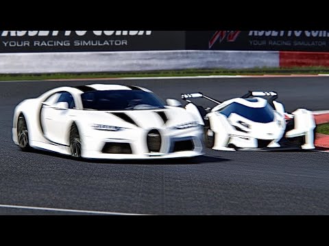 Lamborghini V12 Vision GT vs Bugatti Chiron Super Sport 300+ at Silverstone GP