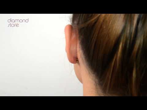 FG23 52A - 0.30ct Diamond Stud Earrings In 18K Yellow Gold