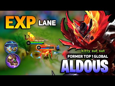Aldous Exp Lane Build [ Aldous Best Build Top Global ] By Kitty sut sut - Mobile Legends