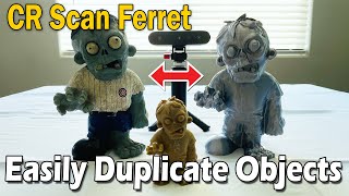Create VERY SIMPLE 3D Duplicates At Home - Creality CR Scan Ferret