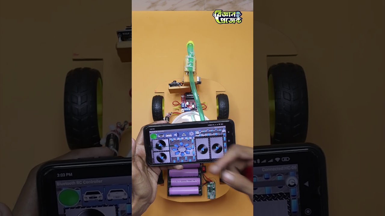 Firefighting Robot Car with Dual Mode and Camera Video Thumbnail