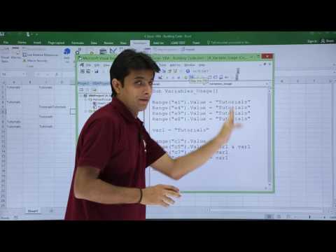 Excel VBA - Variable Usage