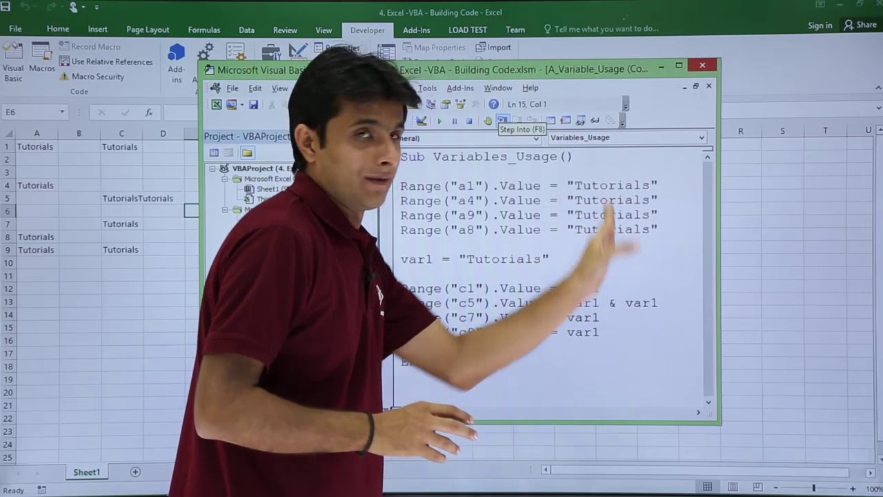 Excel VBA - Variable Usage