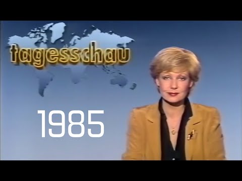 ARD Tagesschau mit Dagmar Berghoff und Sendeschluss (09.03.1985)