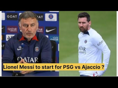 Lionel Messi to start for PSG vs Ajaccio after in-house suspension