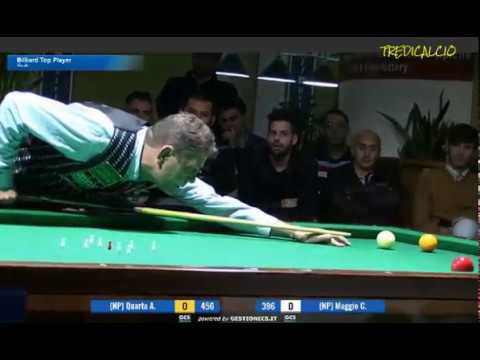 QUARTA vs MAGGIO - FINALE TROFEO BILIARDO CAROLI HOTELS - GALLIPOLI 2016