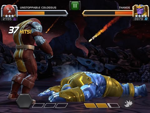 Unstoppable Colossus vs. Thanos Solo Boss Battle | Marvel Contest of Champions