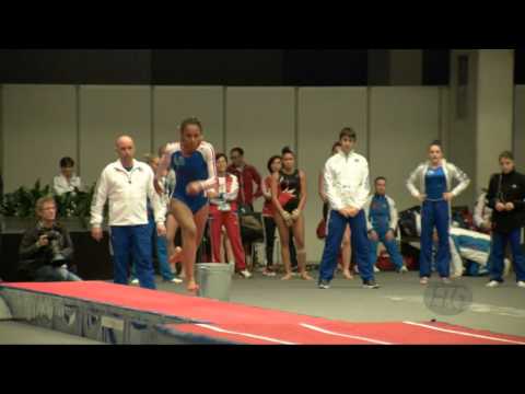 WAMBOTE Emilie (FRA) - 2015 Trampoline Worlds - Qualification TU Routine 2