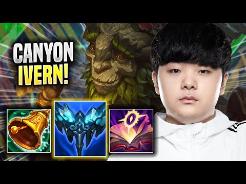 CANYON PERFECT GAME WITH IVERN! - DK Canyon Plays Ivern JUNGLE vs Nocturne! | Season 2022