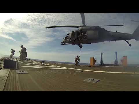 Part of a video titled SPECIAL FORCES HISTORY: United States Navy SEAL Teams (Frogmen)