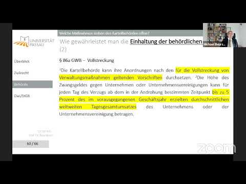 Kartellrecht - Enforcement (14.07.2021)