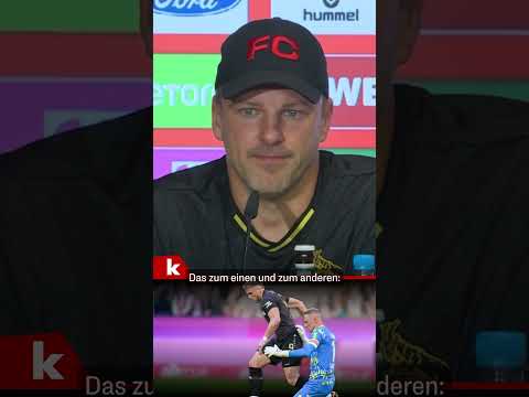 Kwasniok zum VAR bei Demirovic-Foul: "Werde nie ein Freund davon sein" #shorts