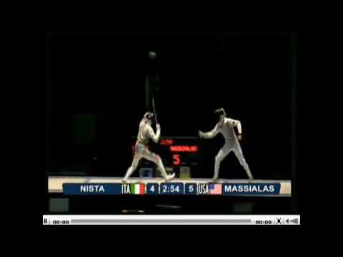 Belfast World Championships 2009 CMF - L4 - Nista ITA v Massialas USA