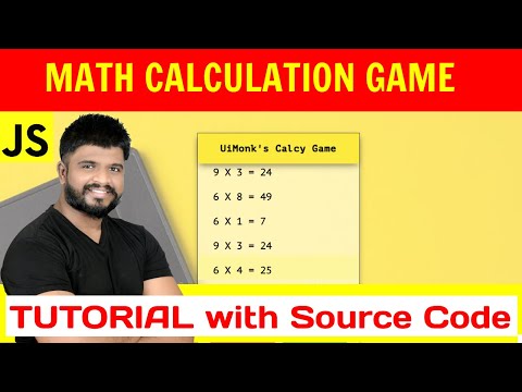 Ep59 Math Calculation Game Tutorial With Source Code