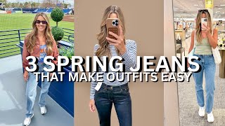 3 Spring Jean Styles That Make Getting Dressed Easy (Aritzia, Madewell, Abercrombie)